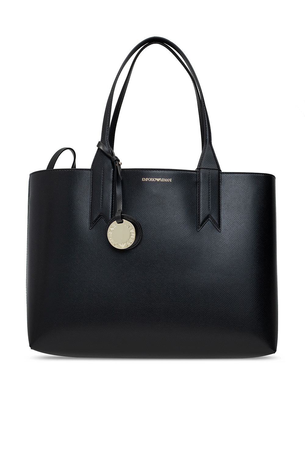 Black armani outlet tote bag